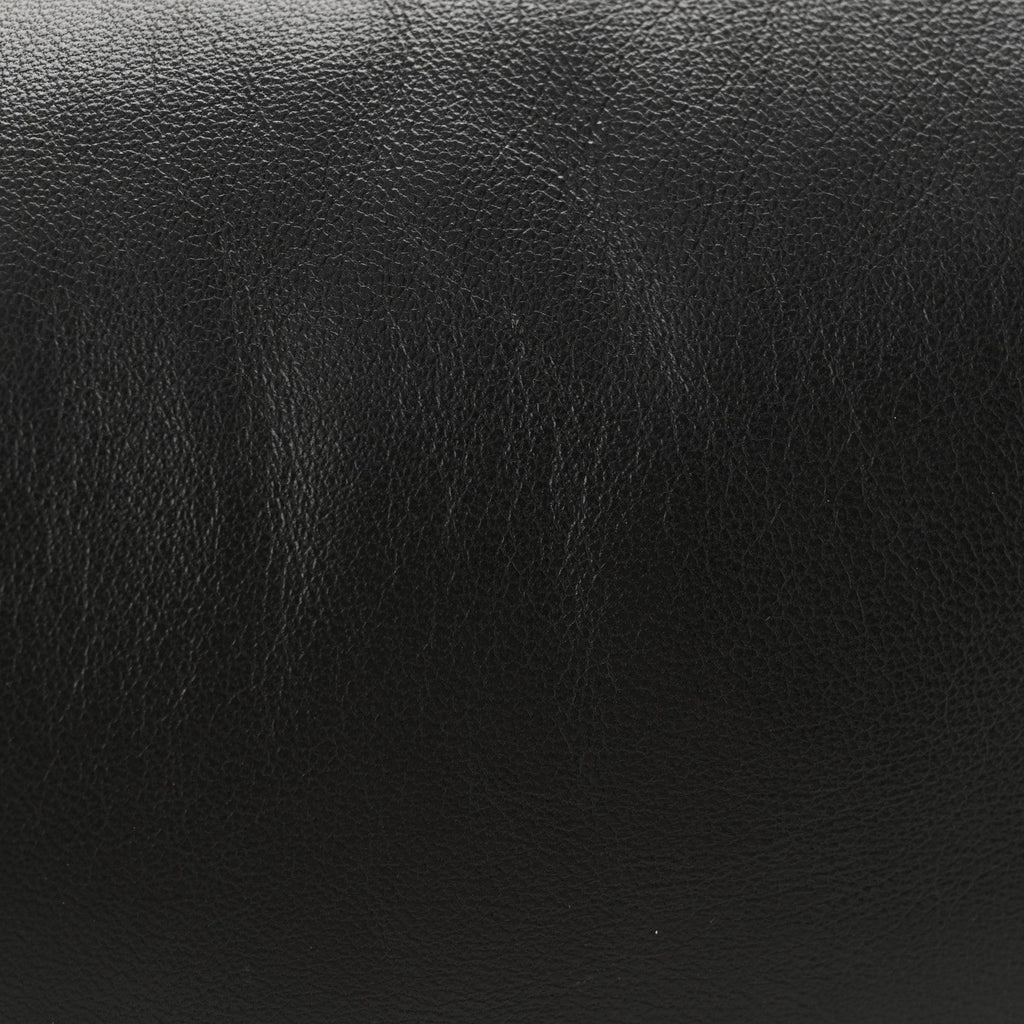Shiny Nappa Lambskin Mini Goya Puffer Bag Black