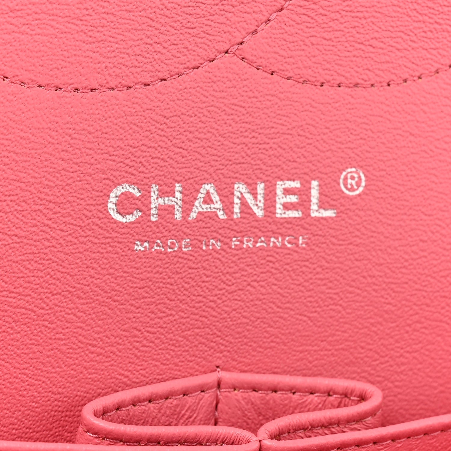 Lambskin Quilted Jumbo Double Flap Pink