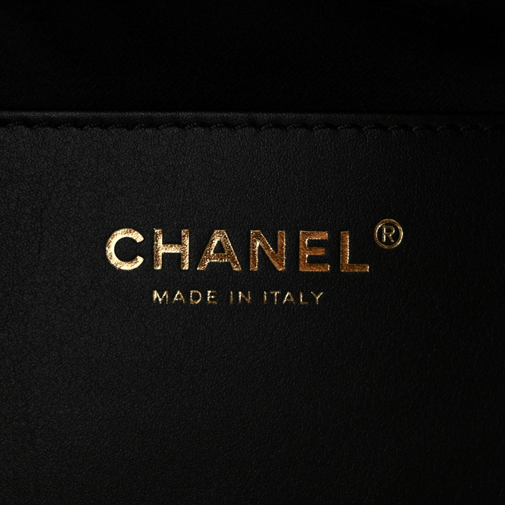 Suede Quilted Small Chanel 25 Handbag Black